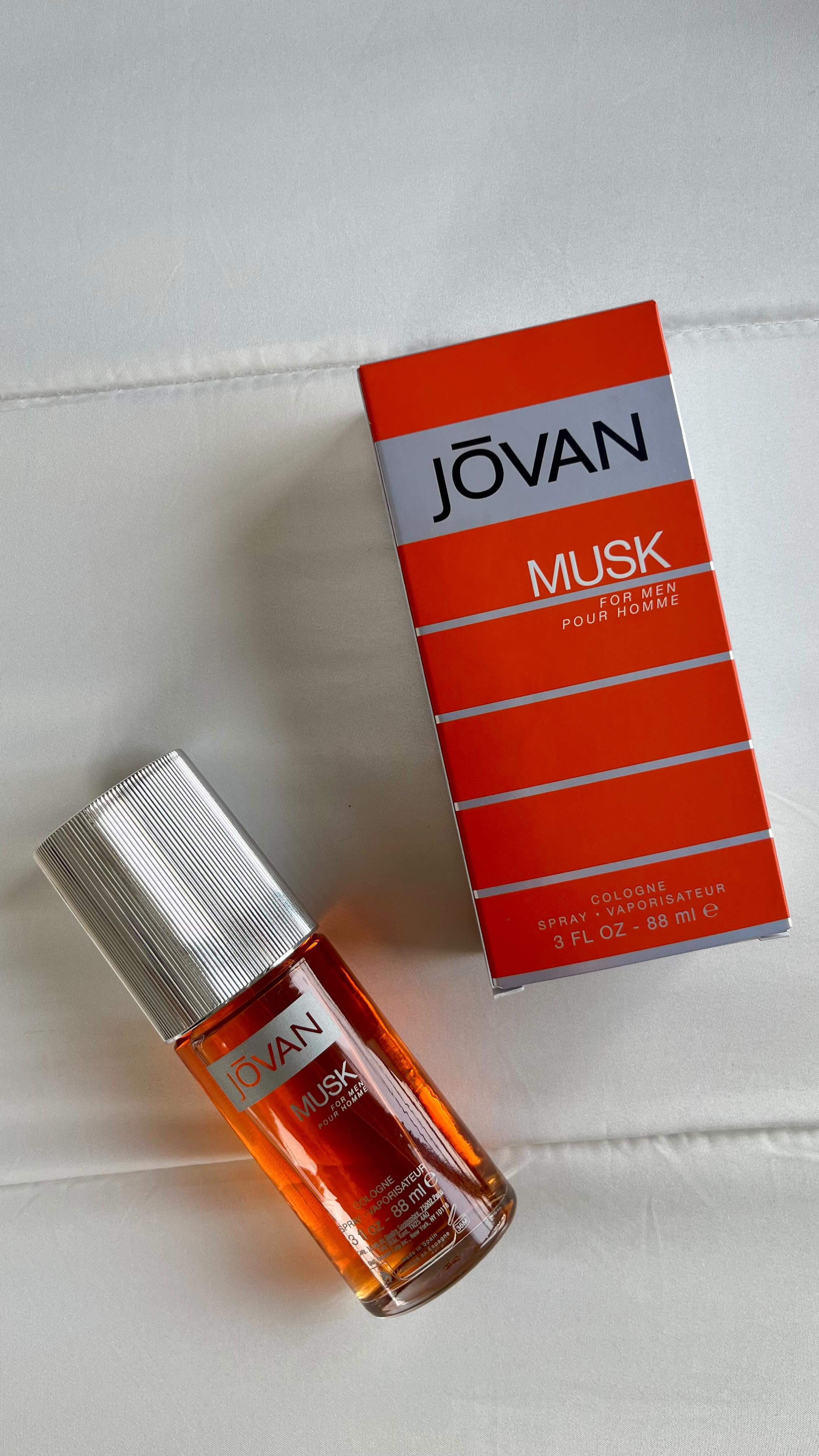 Instagram post by @madhavbagri_ for Beauty Concepts Pvt Ltd. Caption reads: Jovan Musk for Man , a sensual masculine musk....