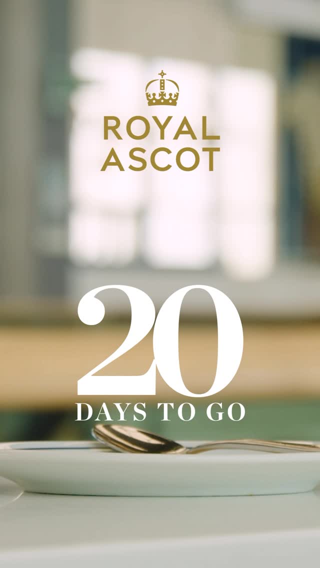 Instagram post by @ascotracecourse for Lavazza. Caption reads: The stage is set. Only 20 days to go people! ✨🎩....