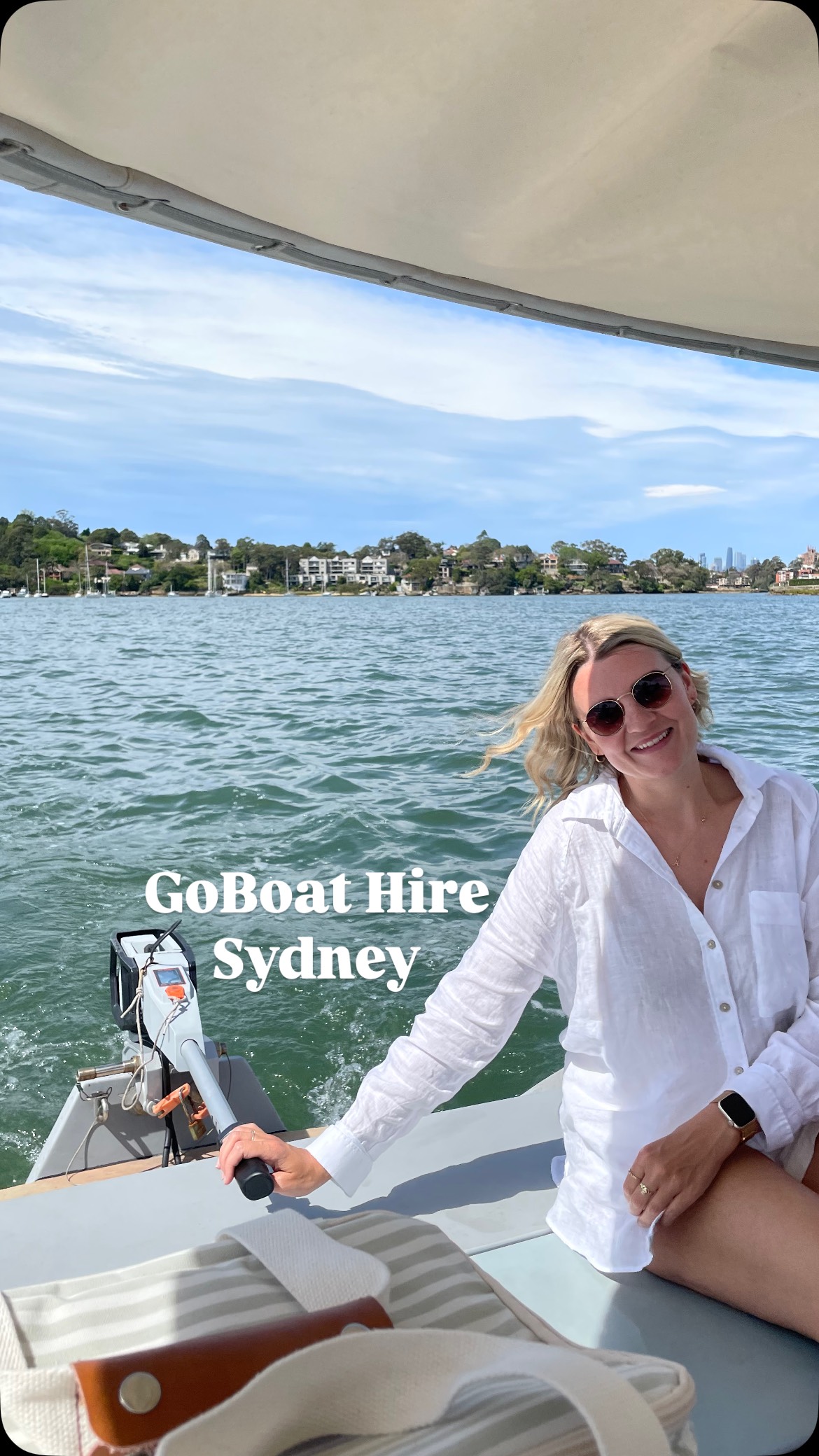 Instagram post by @uncoveringwithmads for Goboat. Caption reads: [...] the Cabarita Point location Thank you....