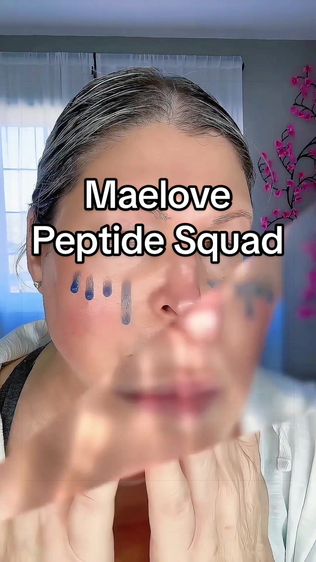 TikTok post by @summer_moon_11.11 for Maelove. Caption reads: [...] #skincareroutine #antiagingskincare @Maelove....