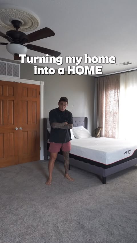 Instagram post by @john.ramos for Litter-Robot by Whisker. Caption reads: Turning my home into a HOME ep. 2 🫶🏼 Today we....