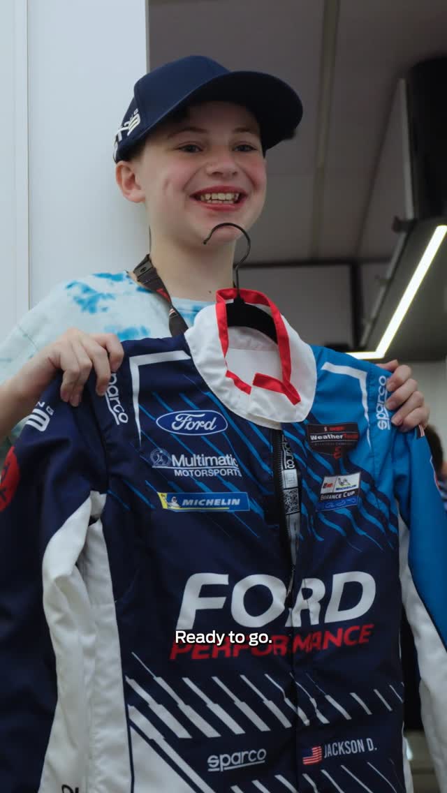 Instagram post by @imsa_racing for Ford Performance. Caption reads: Welcome to the team Jackson 🫶

We loved having....