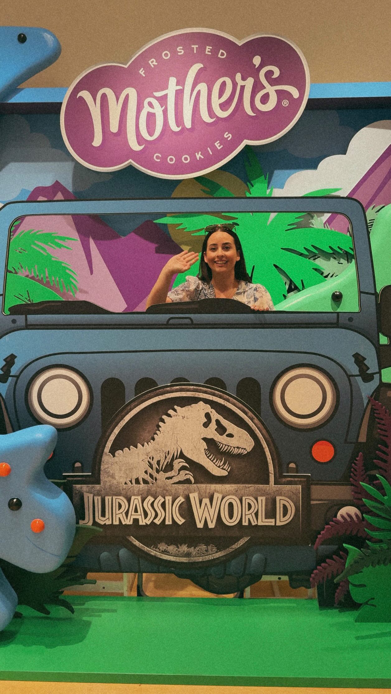 Instagram post by @chicagofoodauthority for Jurassic World. Caption reads: [...] activity book, while supplies last.....