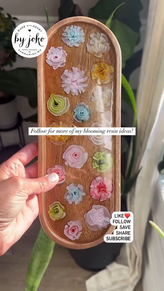 Instagram post by @madewithheart_byjoko for Craft Resin. Caption reads: [...] a 10% discount at craft-resin.com!....