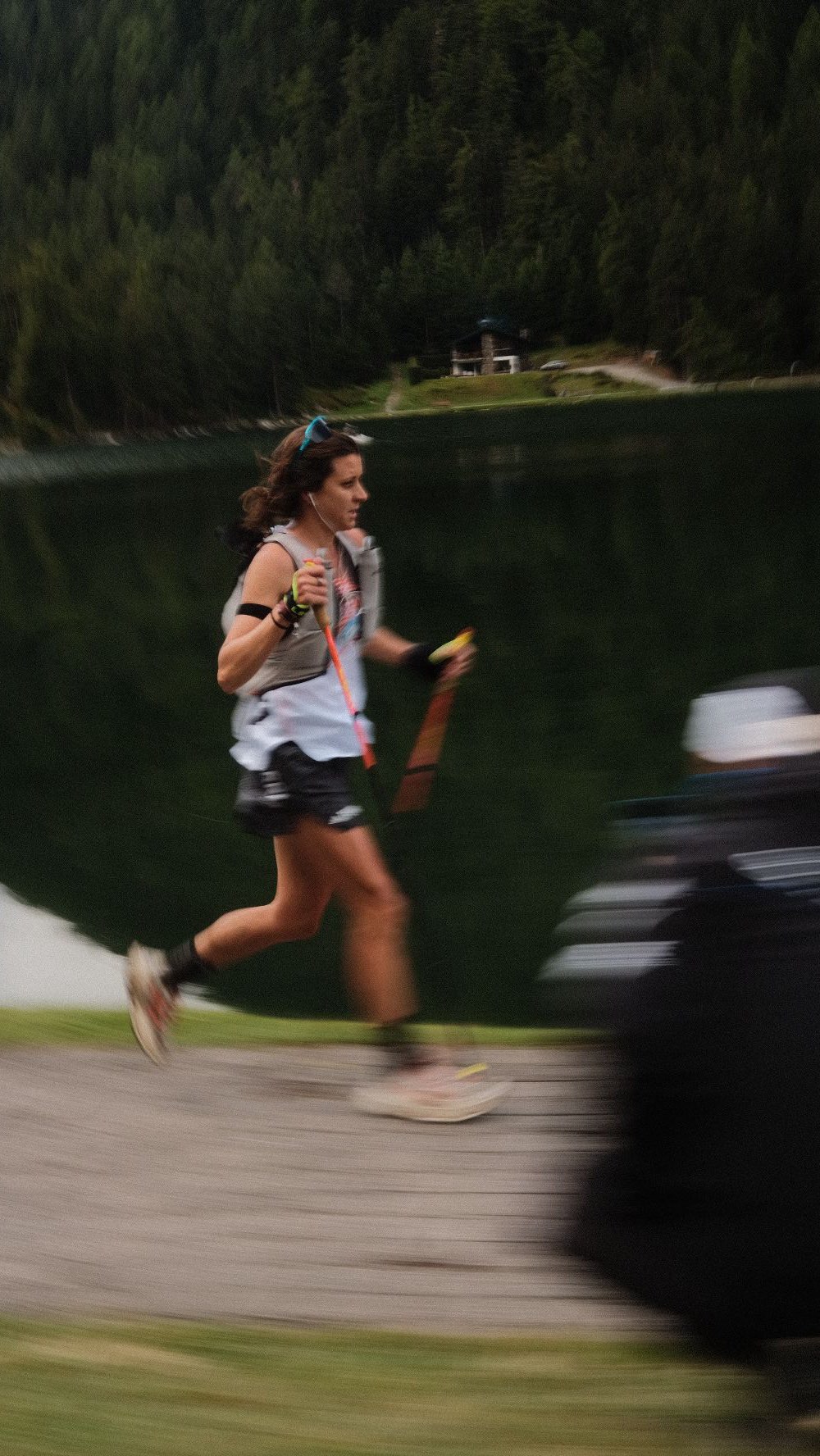 Instagram post by @ruthcrofty for adidas TERREX. Caption reads: LEADING UTMB

@ruthcrofty has stormed into the....