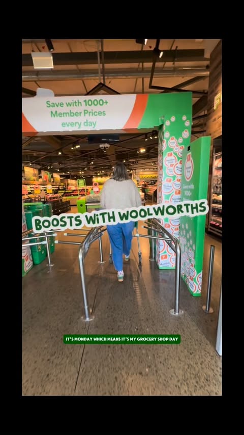 Instagram post by @rebeccajkeil for Woolworths. Caption reads: [...] it is how to get the most out of your....