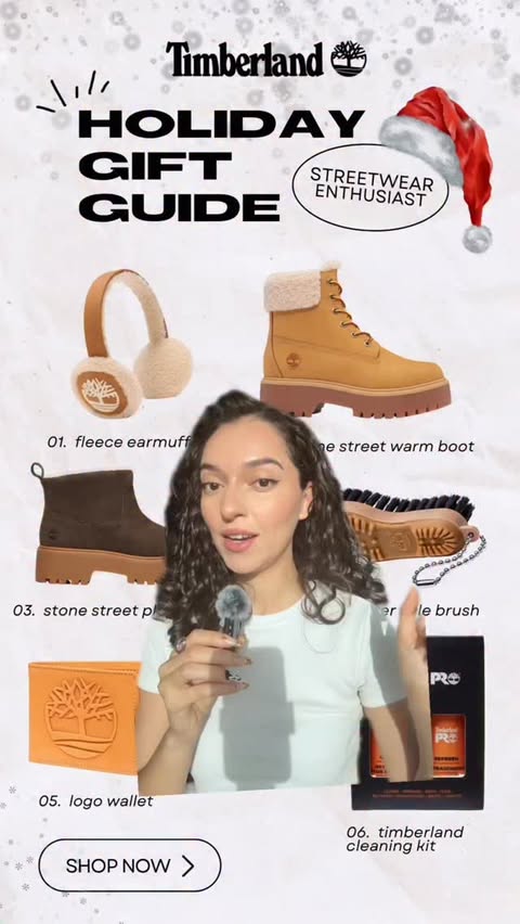Instagram post by @nataliealysa for Timberland. Caption reads: [...] guide for the streetwear lover ft.....