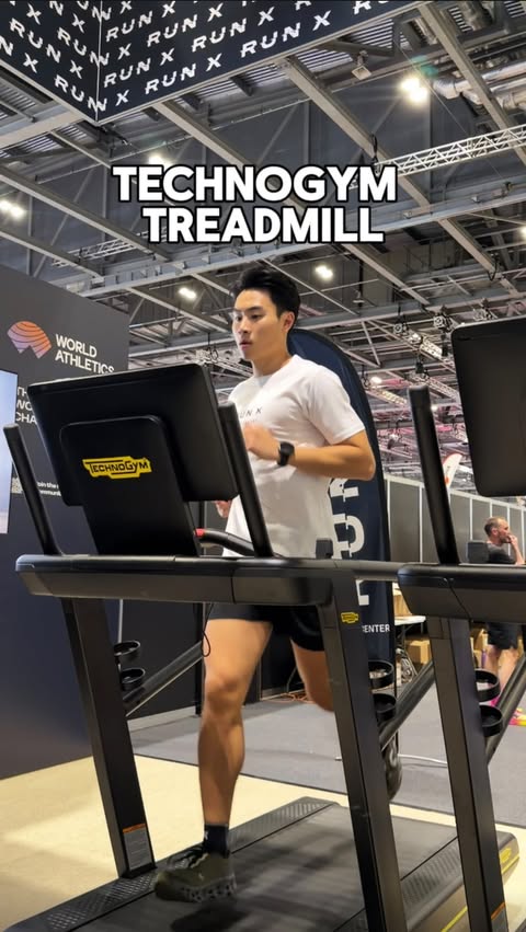 Instagram post by @william_physio for Technogym. Caption reads: [...] a useful tool for my clinic work. The....
