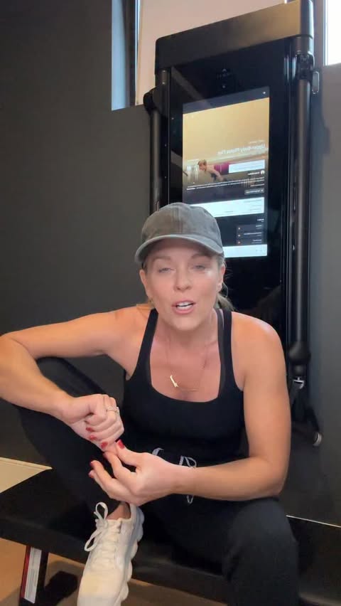 Instagram post by @allthingskortneywilson for Tonal. Caption reads: [...] 40s, strength is the goal and thanks to....