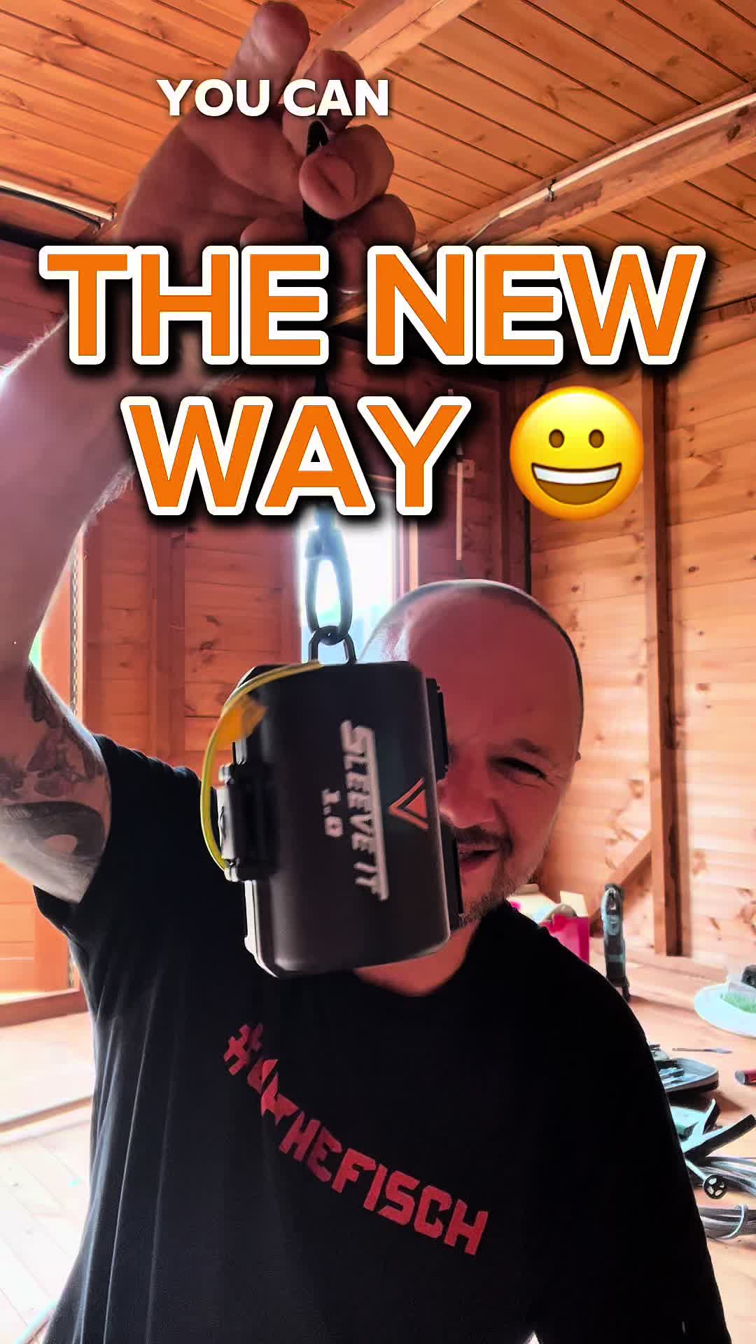 TikTok post by @toolboxtalking for Velocity Progear. Caption reads: My new toy with earth sleeving from....