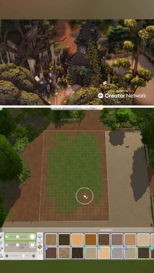 Instagram post by @coki.creative for EA SPORTS NHL. Caption reads: #eapartner | ✨ Purgatory Park Speed Build✨ I made....