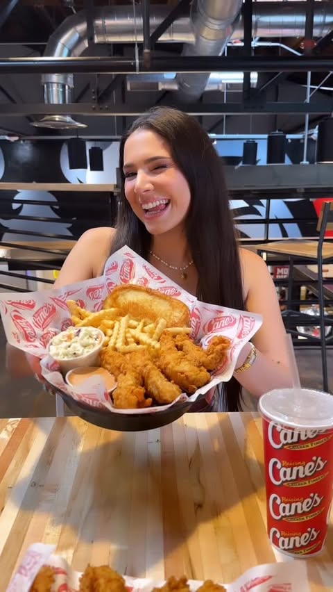 Instagram post by @amytiffany for Raising Cane's. Caption reads: [...] the most recent victory than w some....
