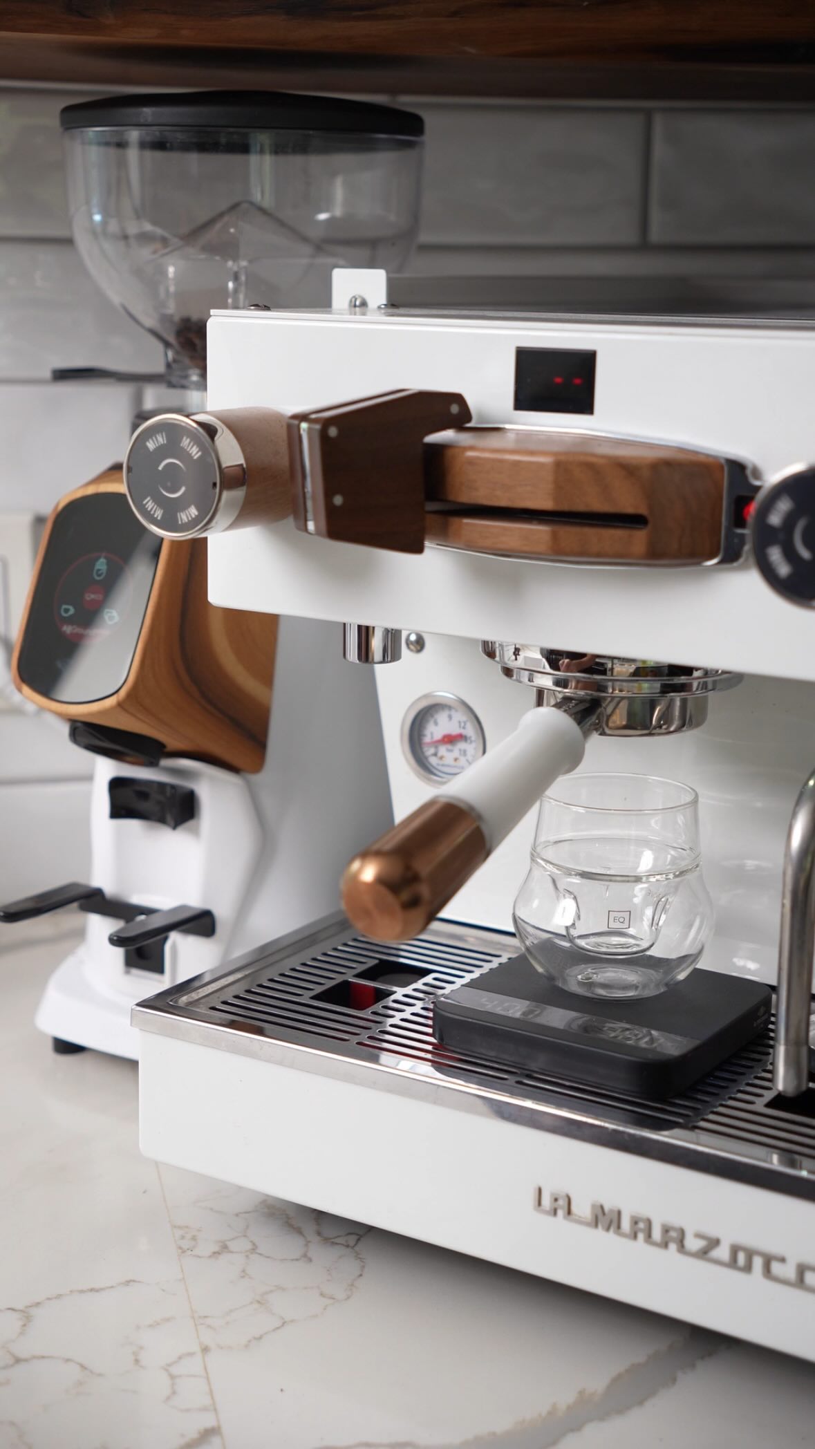 Instagram post by @daddygotcoffee for Espresso Parts. Caption reads: [...] Pietro thanks to the awesome team at....