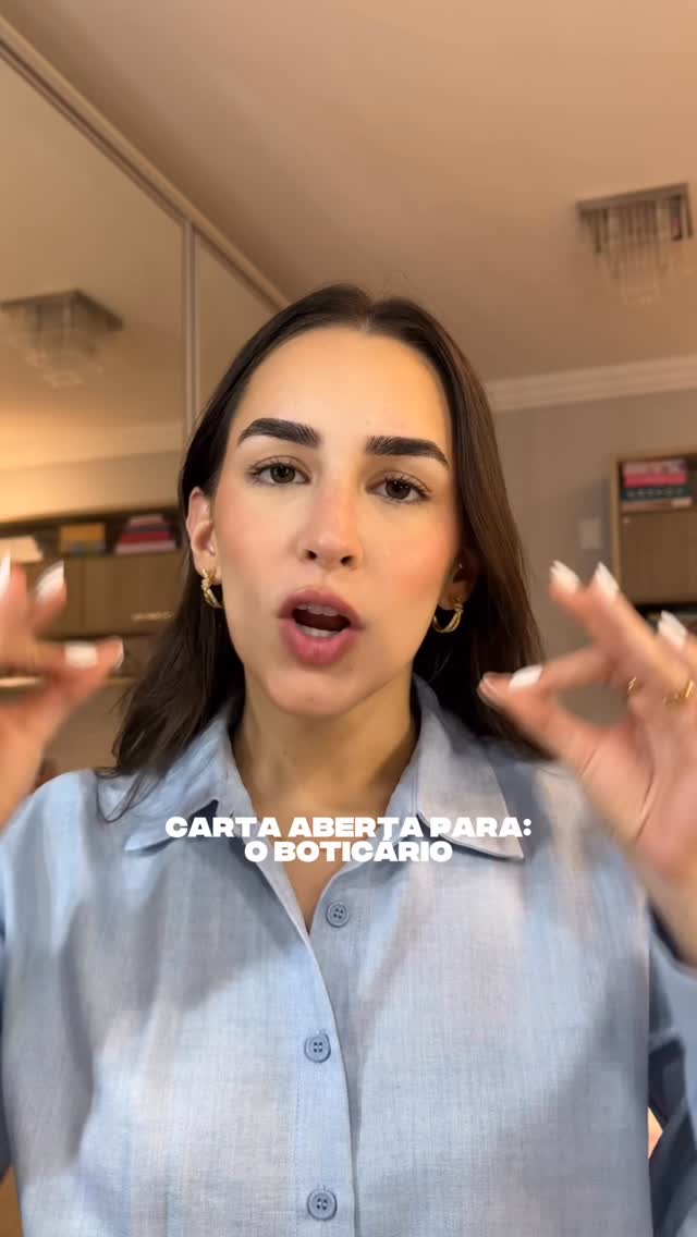 Instagram post by @deb.rocha for O Boticário. Caption reads: @oboticario se tiver estoque PELO AMOR DE DEUS ME....