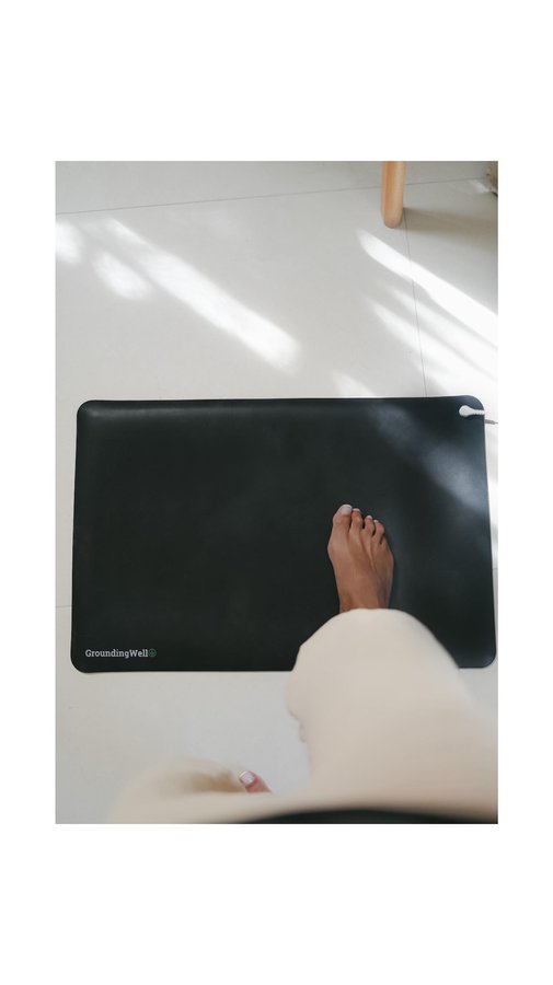 Instagram post by @cookyourlife for GroundingWell. Caption reads: [...] #ad #reduceinflammation #groundingwell....