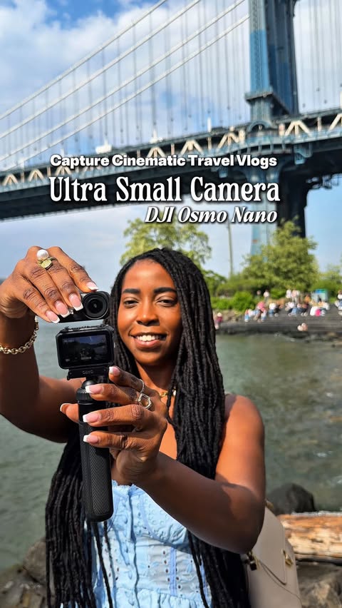 Instagram post by @theexcursiondoctor for DJI. Caption reads: Comment “Camera” for link to this DJI camera The....