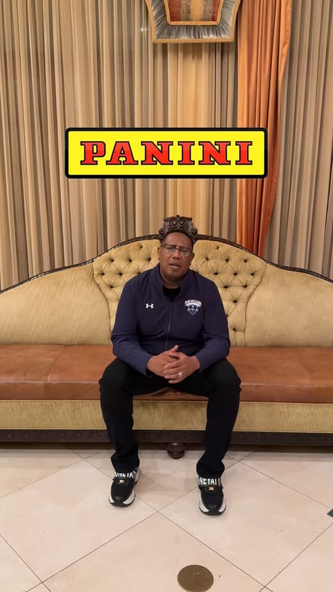 Instagram post by @masterp for Panini America. Caption reads: Salute to @paniniamerica for jumping in early with....