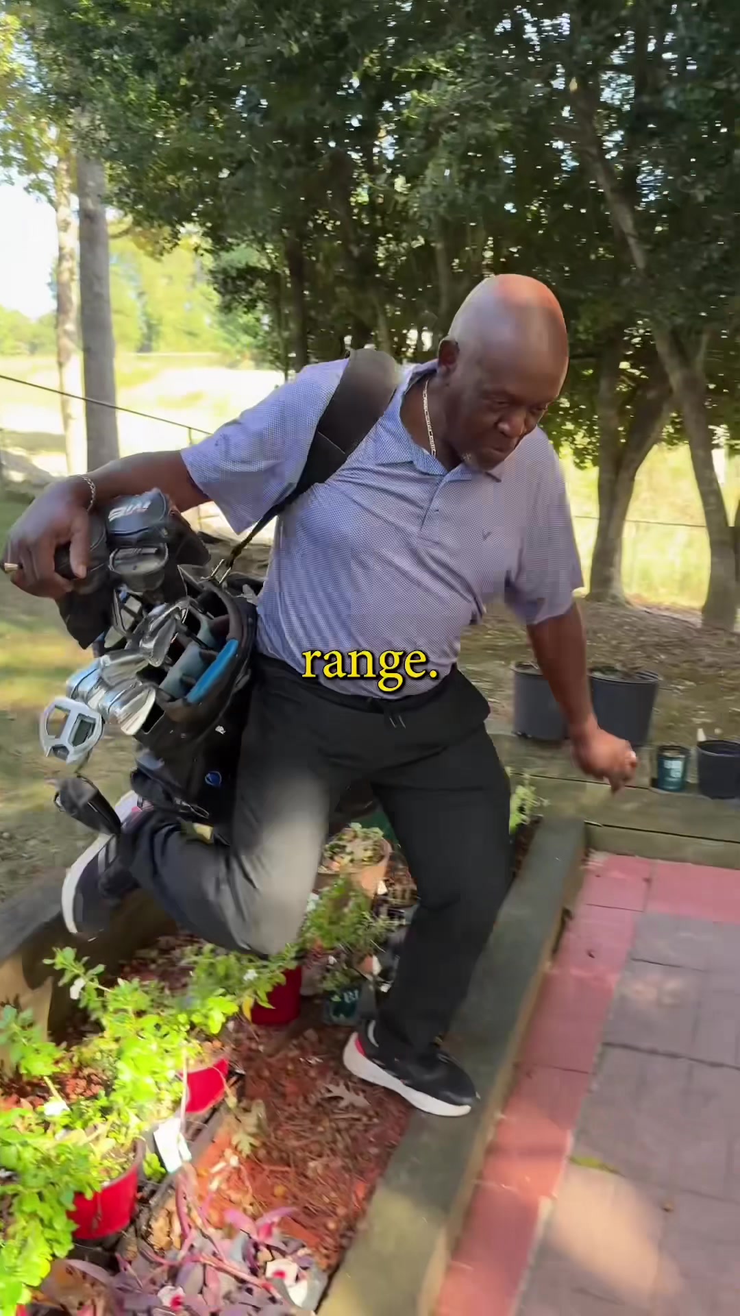 TikTok post by @cbavery for Rapsodo. Caption reads: [...] in the backyard. Testing out our new....