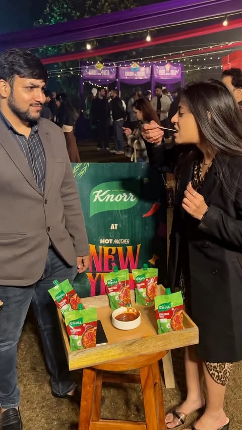 Instagram post by @zeptonow for Knorr. Caption reads: [...] wouldn’t have been this saucy without....