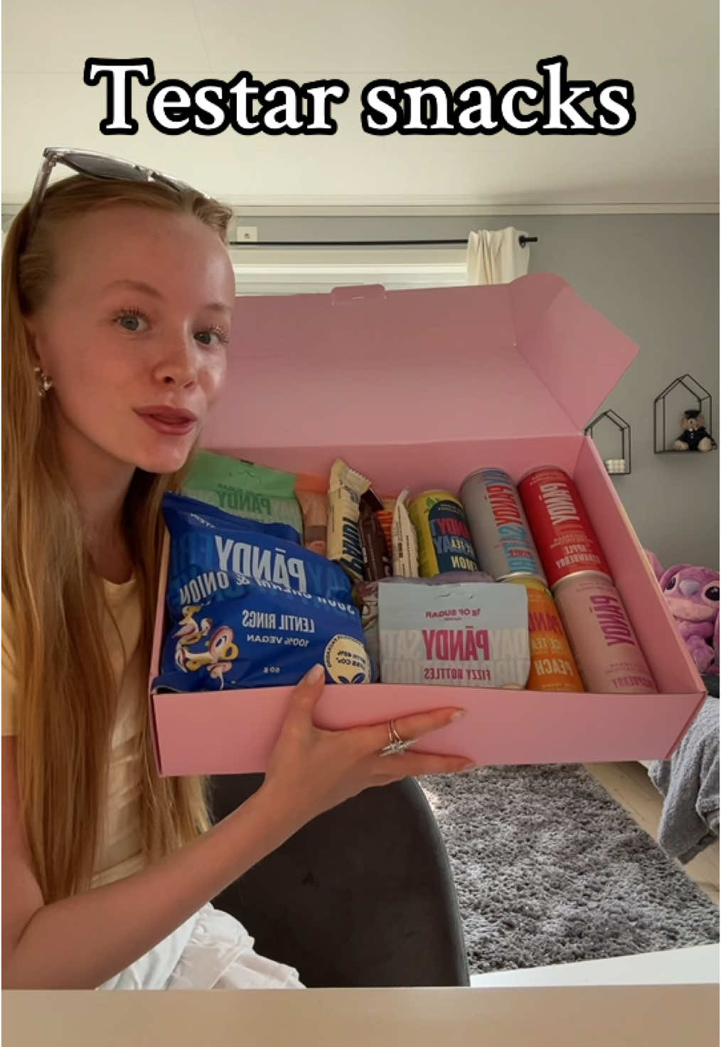 TikTok post by @grwm.marta4 for PÄNDY. Caption reads: Älskar!!!🤭❤️ (PR) @PÄNDY Monday 2 Sunday....