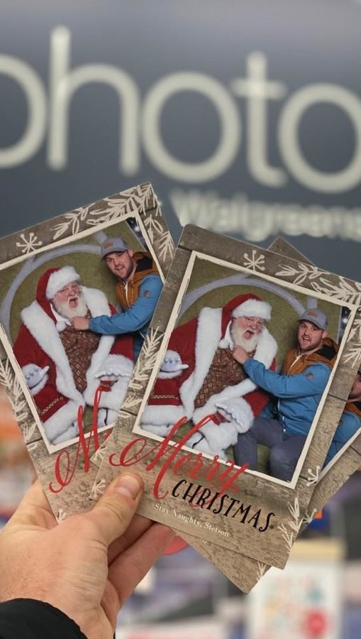 Instagram post by @hip2save for Walgreens. Caption reads: Score 6 FREE photo cards at Walgreens from Nov....