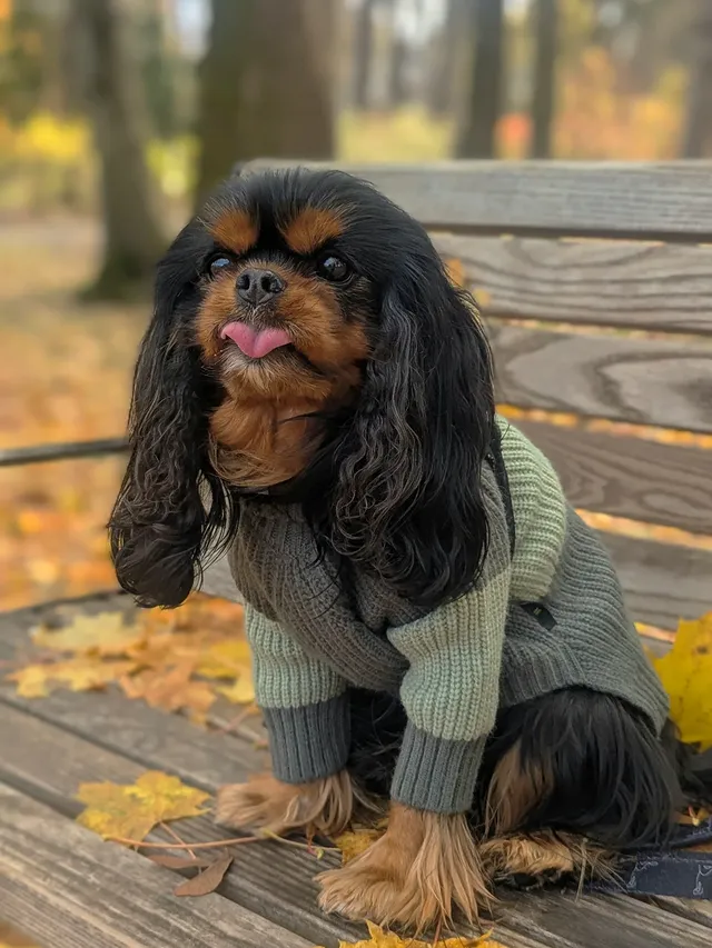 Instagram post by @edgar.and.pacane for Fitwarm. Caption reads: [...] stable about fall 🤪🍁 Sweater....