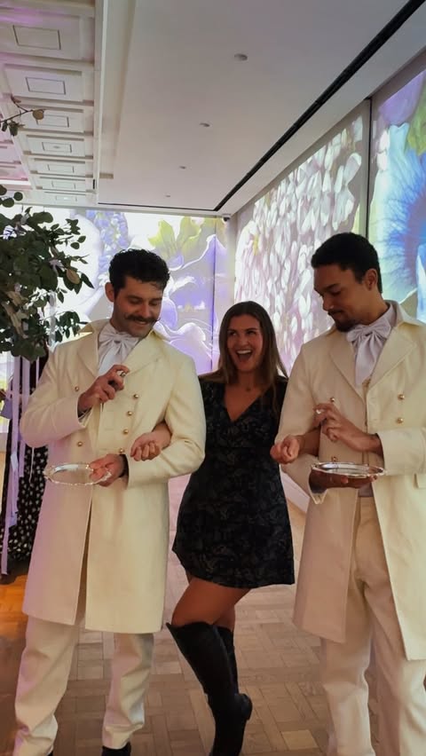 Instagram post by @veganbeautygirl for Bridgerton. Caption reads: the new bridgerton perfume is vegan 🎻🎉 just when....