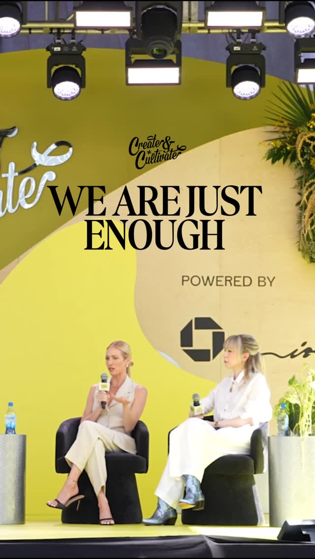 Instagram post by @septemberletters for Create & Cultivate. Caption reads: Too this, too that, too much. We’ve all heard it....