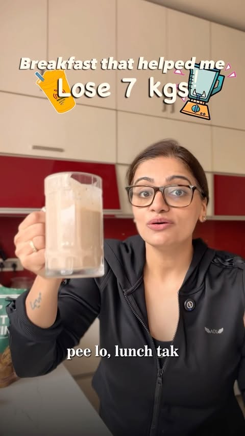 Instagram post by @mahimasays for Fast & Up. Caption reads: My go-to busy-day breakfast — and one that has....