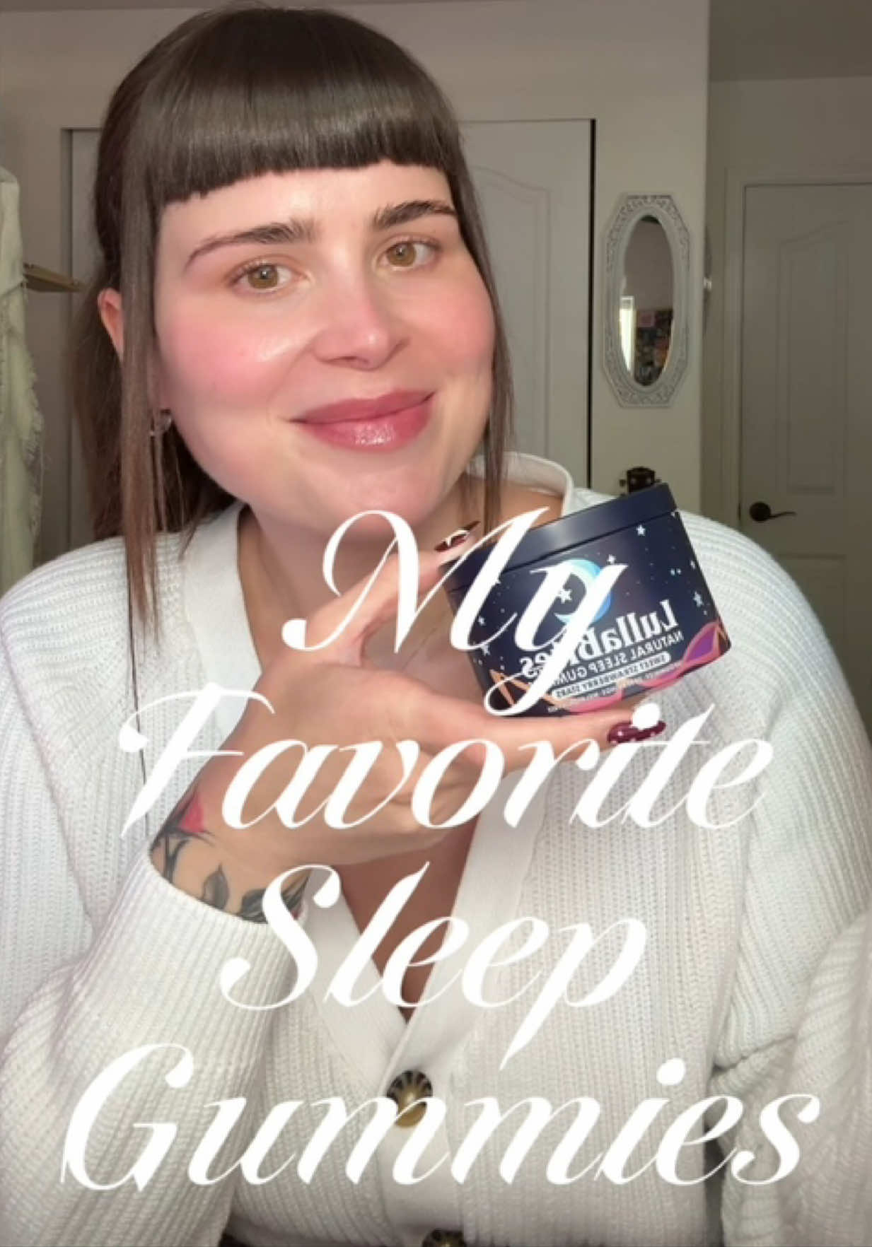 TikTok post by @channn.marieee for LullaBites. Caption reads: Sweet dreams 😴😴😴 @Lulla • • • #ttshopdeals....