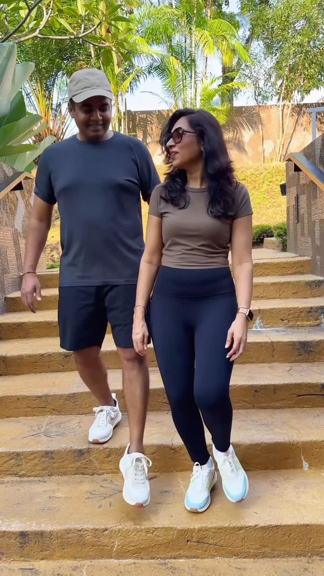 Instagram post by @poojakawatra for FitFlop. Caption reads: The best kind of workout partner is the one who....