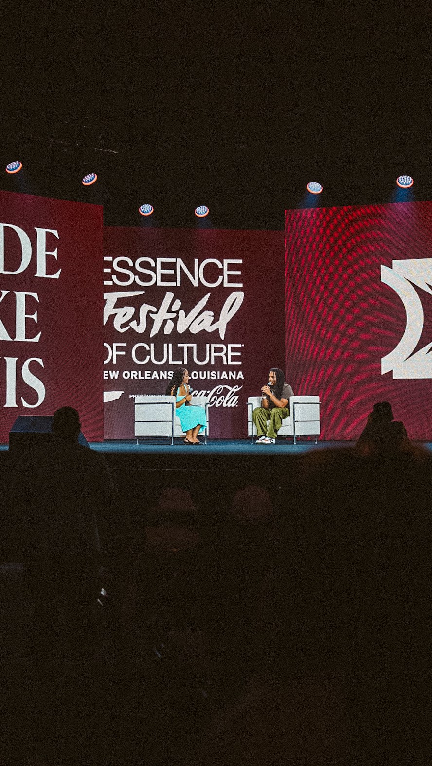 Instagram post by @keith_lee125 for Essence. Caption reads: First Essence Fest Panel Ever 😌

🍵

God Is....