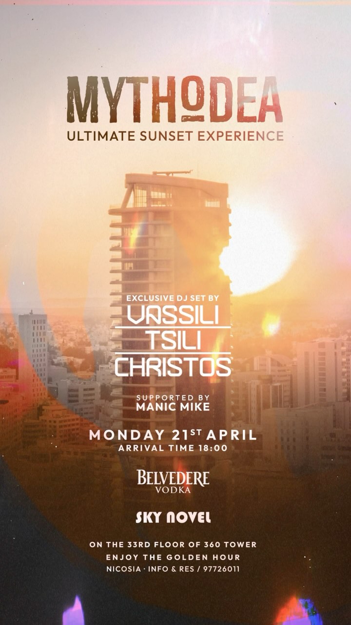 Instagram post by @vassilitsilichristos for Belvedere Vodka. Caption reads: Join Skynovel for an enchanting evening at....
