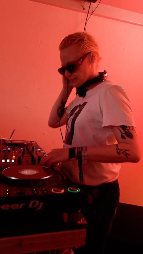 Instagram post by @crackmagazine for BACARDÍ. Caption reads: [...] took over the DJ booth at Casa BACARDÍ this....