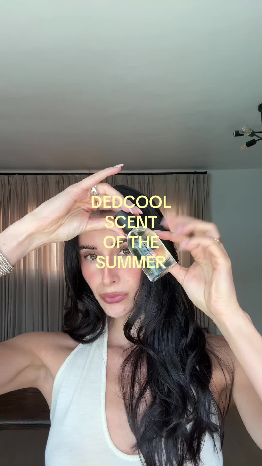 TikTok post by @claire.elis for dedcool. Caption reads: [...] of the summer has arrived 🫶🏼🎀💫☀️🐚....