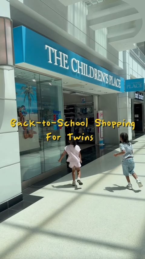 Instagram post by @ohheyykay for The Children's Place. Caption reads: [...] back-to-school shopping list? #ad....