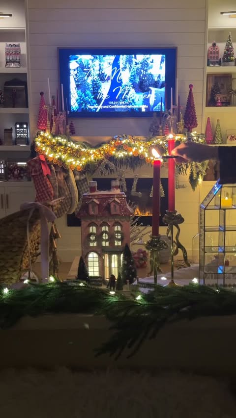 Instagram post by @stephaniehannahome for Abbott. Caption reads: Cozy December nights are my love language ✨ but....