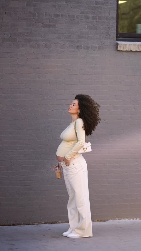 Instagram post by @stylefeen for Babylist. Caption reads: [...] staying! 😅 I built my registry on @Babylist....