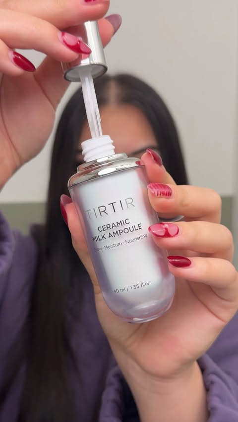 Instagram post by @couponingwithtina for TIRTIR. Caption reads: @tirtir_official MILK AMPOULE SALE 🧖🏼‍♀️🥛....