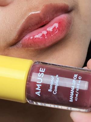 TikTok post by @yourgirlyma for AMUSE Seoul. Caption reads: [...] smell like banana cream pie? YES! 🍌 @@AMUSE....