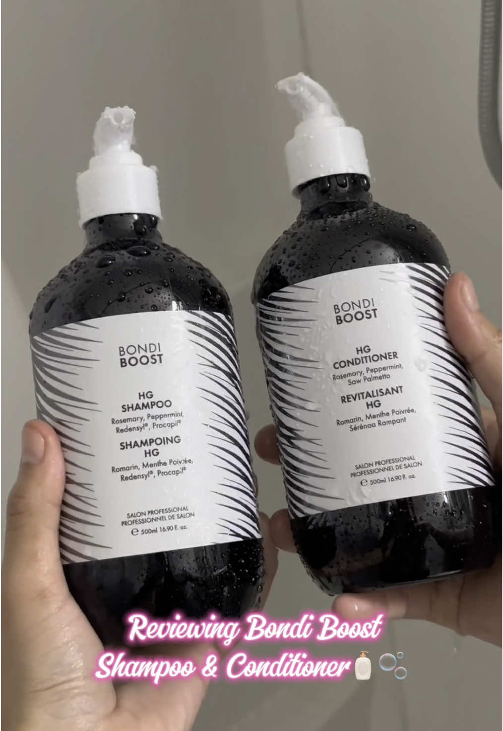 TikTok post by @_xclusivefaith for BondiBoost. Caption reads: I’ve been using it for 2 weeks and love the....