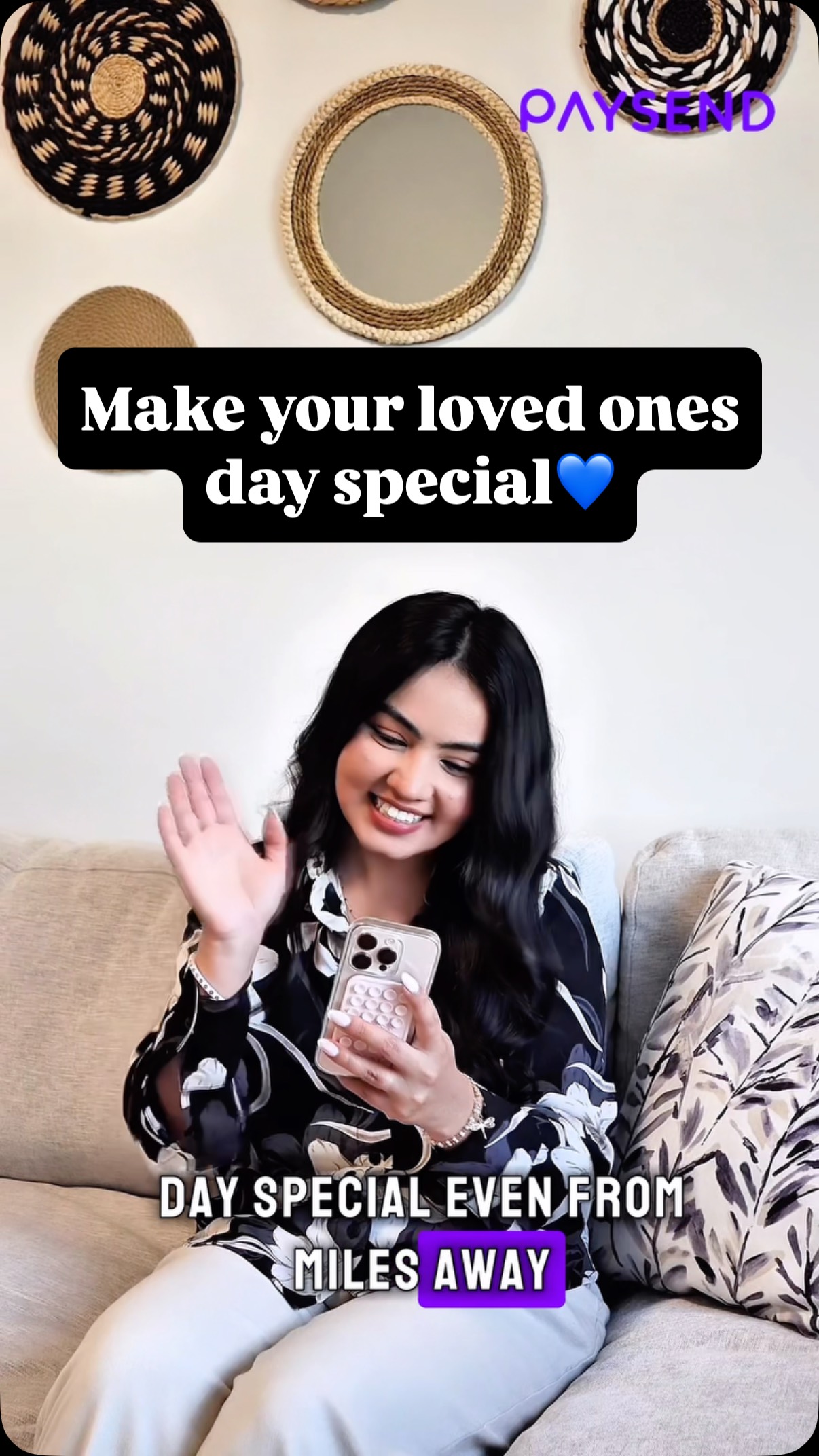 Instagram post by @harleen.bediii for Paysend. Caption reads: 💸 Why are we still paying extra just to send our....