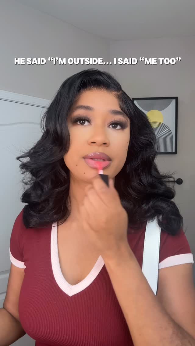 Instagram post by @givelandstyll for Ashimary Hair. Caption reads: Throw this @ashimaryhair WIG on in TWO SECONDS....