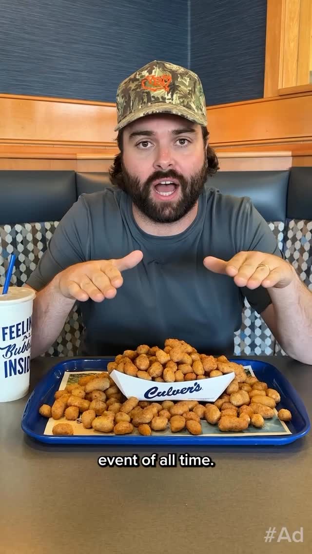 Instagram post by @ohhyoubetcha for Culver’s. Caption reads: [...] more Midwest than this? Come check out....