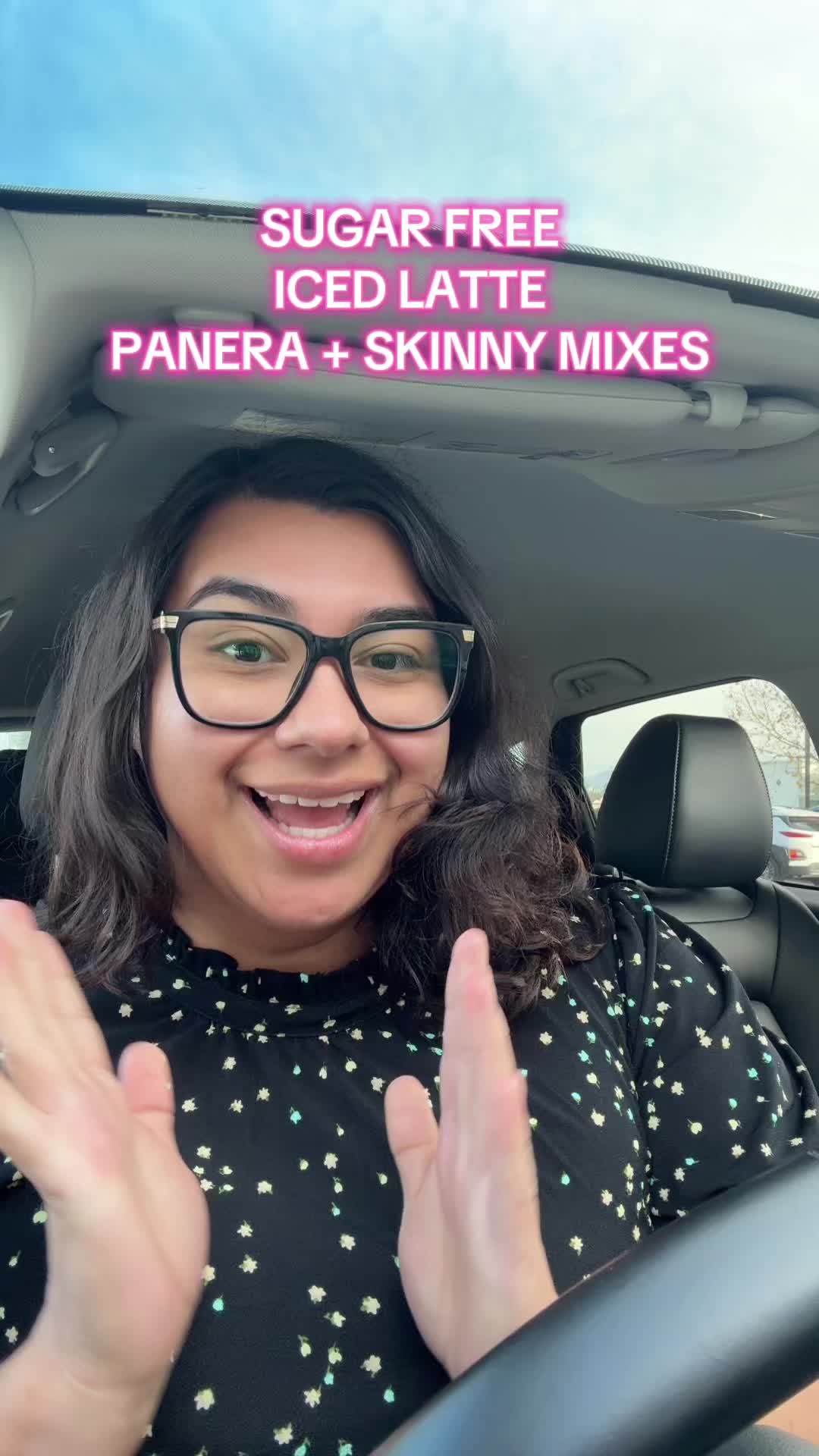 TikTok post by @daisymichellee for Skinny Mixes. Caption reads: [...] syrup tour. I have SO many faves! @Skinny....