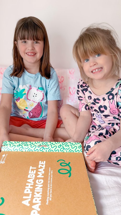 Instagram post by @the_vickers_girls_ for Montessori Generation. Caption reads: ✨ Learning through play has never been so fun!....