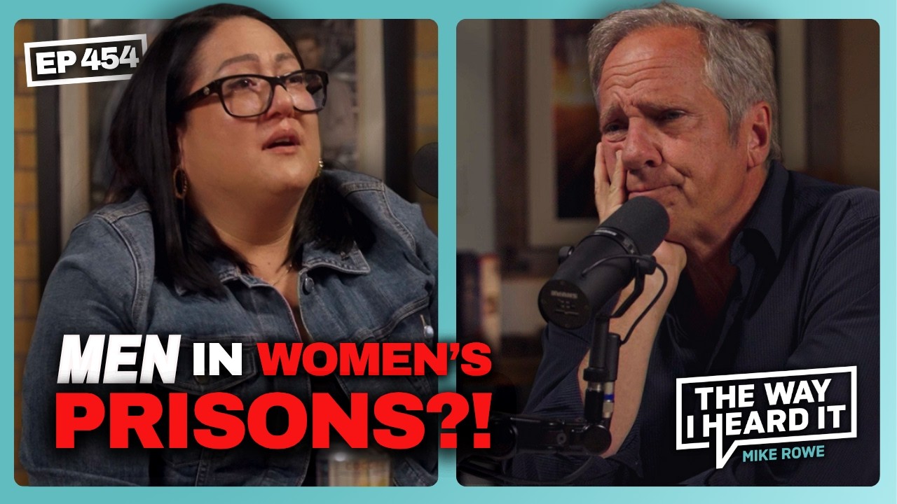 YouTube post by @therealmikerowe for Good Ranchers. Caption reads: Why Are There Condoms In Women's Prisons? | Amie....