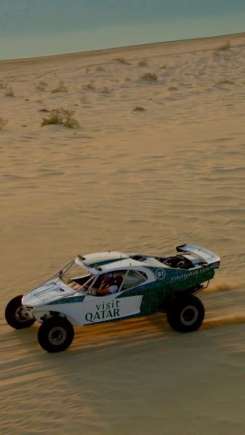 Instagram post by @tonyelikanaan for Visit Qatar. Caption reads: [...] an incredible honor to return for Visit....