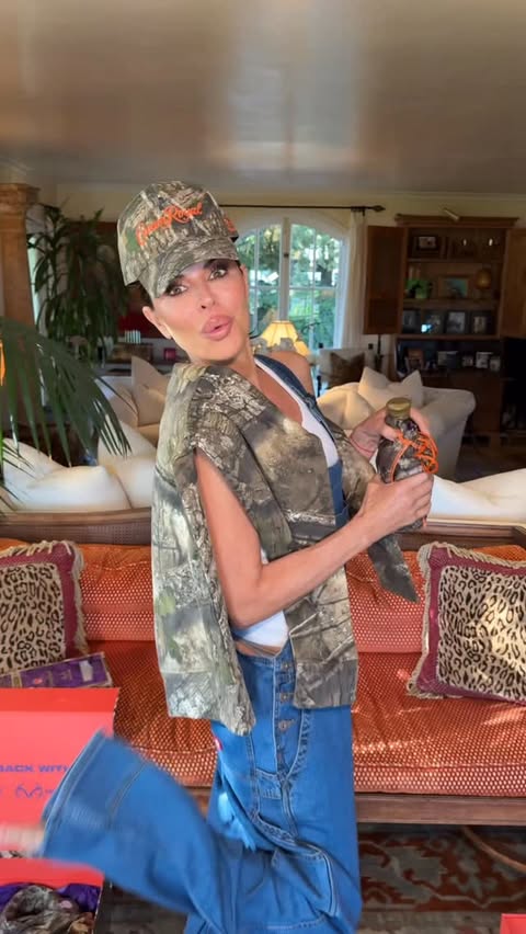 Instagram post by @lisarinna for Crown Royal. Caption reads: [...] might be my new leopard… Thank you....