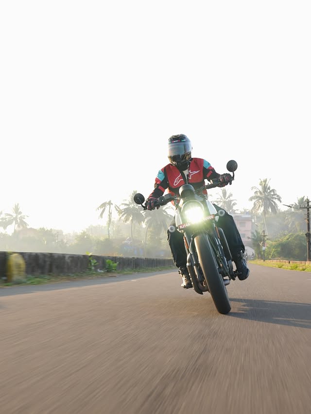 Instagram post by @_hamza_murtaza_ for Harley-Davidson. Caption reads: A whole day with the all-new Harley-Davidson X440....